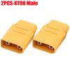 Male Female Connector XT90 Plug with Back Cover Silicone Wire Connectors Adapter Cable Terminal Plugs for RC Lipo Battery