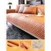 Sofa Cushion Four Seasons Universal Faux Leather Modern High-End Entry Lux Wind Waterproof Non-Slip Mat Non-Stick Fur Seat Cover Cover