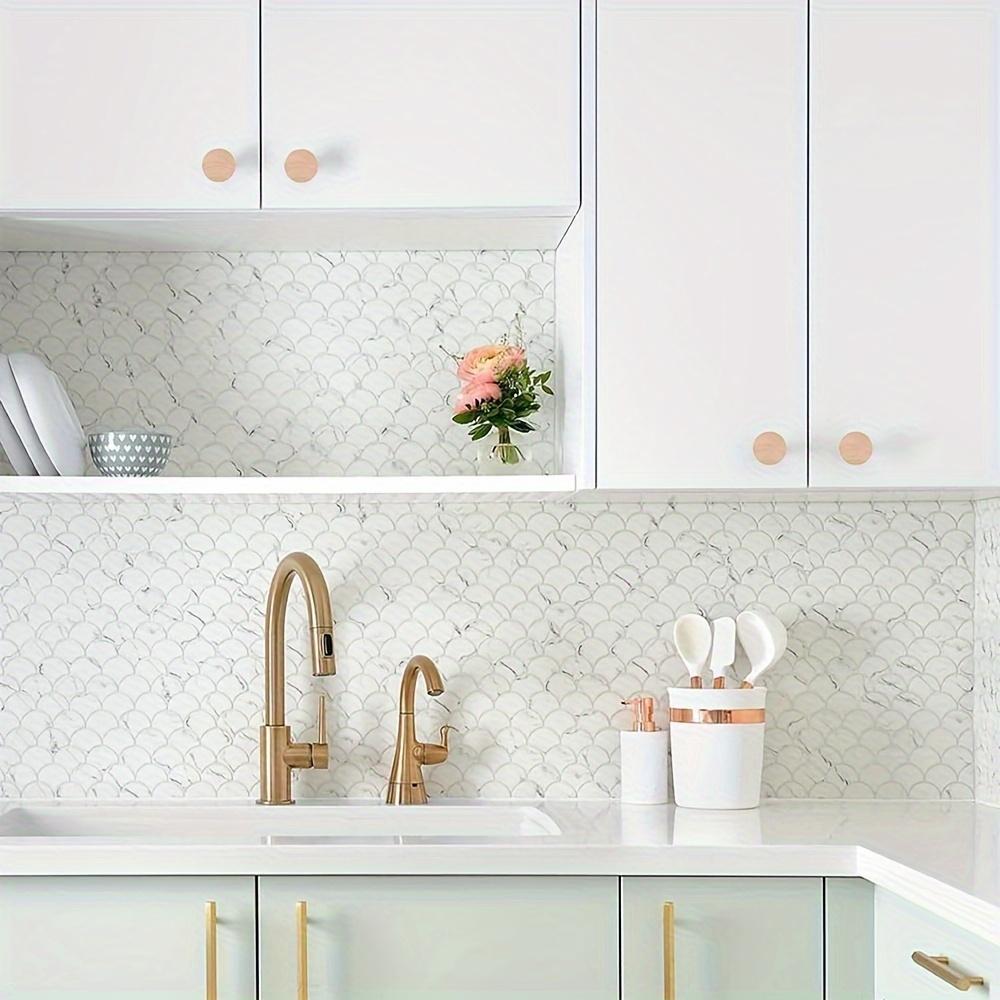 20 шт. круглых деревянных ручек для шкафов из натурального дерева с плоской верхней частью для кухонной мебели, ящиков, шкафов, дверных ручек с винтами и мини-отверткой