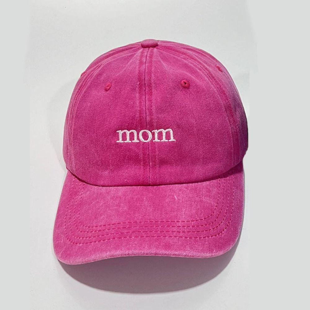 Регулируемая вышитая бейсболка папа мама солнцезащитные шляпы для мужчин и женщин