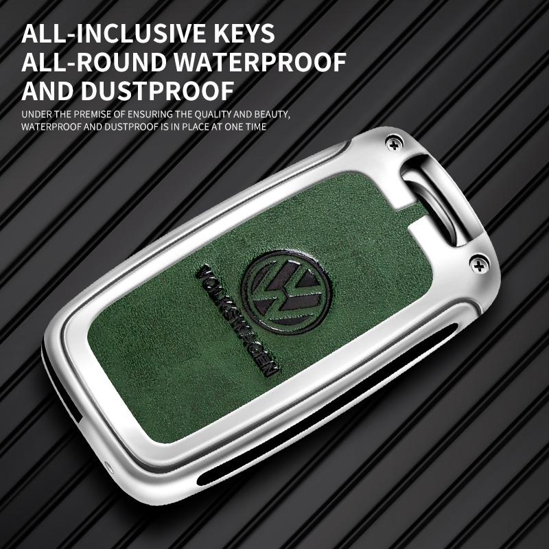 Для VOLKSWAGEN VW Кожаный Чехол для Автомобильного Ключа Полное Покрытие Защитная Оболочка Сумка для VW Volkswagen Polo Tiguan Passat Golf Jetta Lavida Ключа