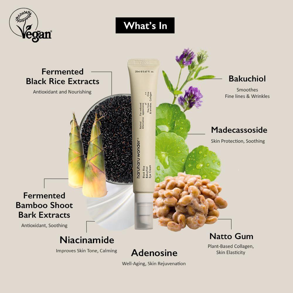 HARUHARU WONDER Black Rice Bakuchiol Eye Cream 20ml