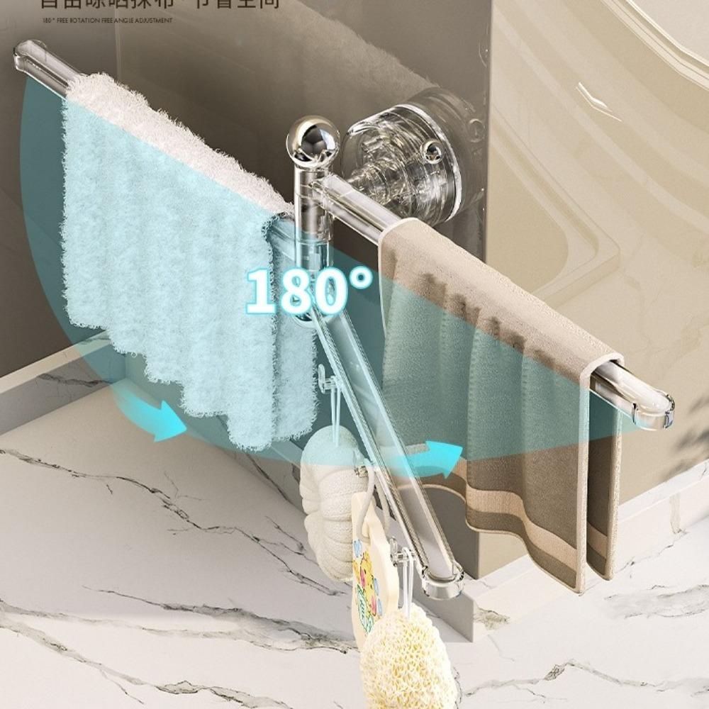 Многополюсная вешалка для полотенец для ванной комнаты, настенная вешалка для одежды, полка для хранения, вешалка для полотенец на присосках, тряпка