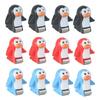 12x Фигурка пингвина для детей Электрическая игрушка для подъема по лестнице Игрушка с роликовой трассой Аксессуары для игры в помещении Детская горка Часть лестницы