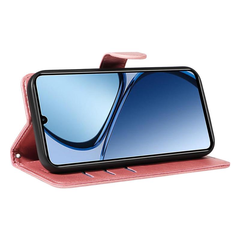 Wallet Fantastic Card Slot Flip Leather Case For OPPO Realme GT Neo 6 6T GT6 5G C61 C63 RealmeC61 2024 Neo6 Phone Bag Cover Line