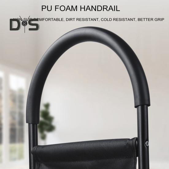 Поручень безопасности для пожилых людей с датчиком движения и светодиодной подсветкой Поручень для поддержки пожилых людей Прикроватный поручень Регулируемая высота прикроватного ограждения Трость