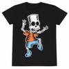 The Simpsons Unisex Adult Bart Simpson Skeleton T-Shirt