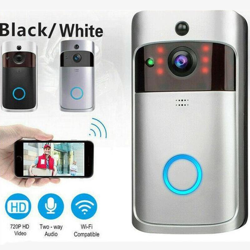 Беспроводной Wi-Fi видео дверной звонок смартфон дверное кольцо домофон камера безопасности звонок