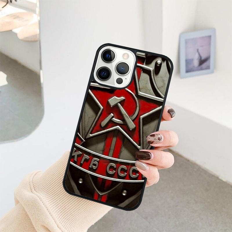 Soviet Union USSR Flag Phone Case For iPhone 17 Air 16 15 14 11 12 13 Pro MAX Plus coque Cover Shell