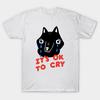 Женская футболка Cry Wolf с принтом Харадзюку, кавайная футболка, летняя футболка с коротким рукавом, женская футболка, топ