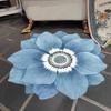 Home Non-slip Mat Nordic Living Room Decoration Flower Shape Carpet Large Area Round Cloakroom Rug Irregular Rugs for Bedroom