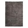 Living Room Rug Flat Weave Cotton Black Light Reflection Anthracite 160x230