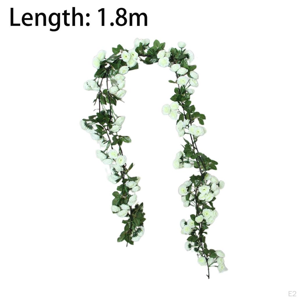 Искусственный декор из розовой лозы для украшения дома