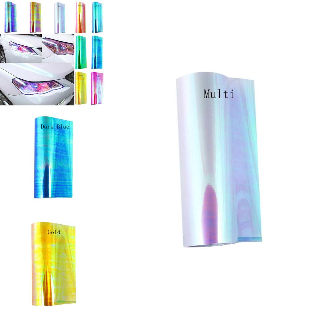 Универсальная хамелеоновая виниловая пленка с изменением цвета для автомобильных фар и фонарей