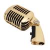 Vintage Microphone Zinc Alloy Self Tensioning Rotating Rack Retro Dynamic Vocal Microphone for KTV