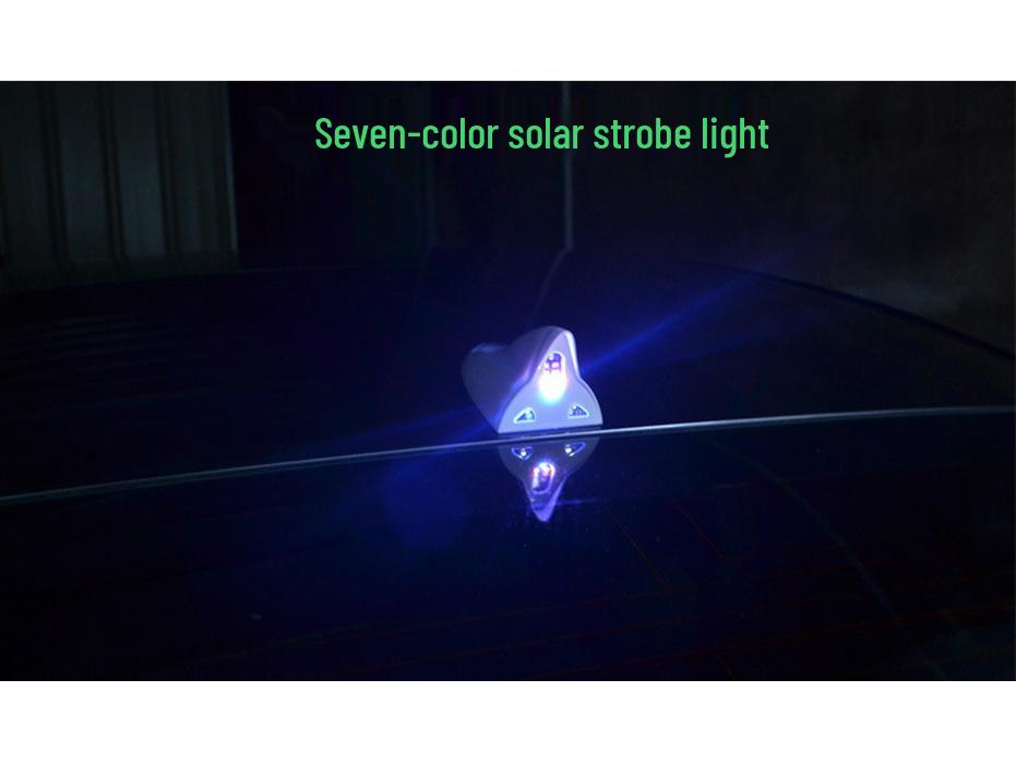 Разноцветный плавник акулы, автомобильная антенна на солнечной батарее, свет на крыше с магнитным хвостовым крылом