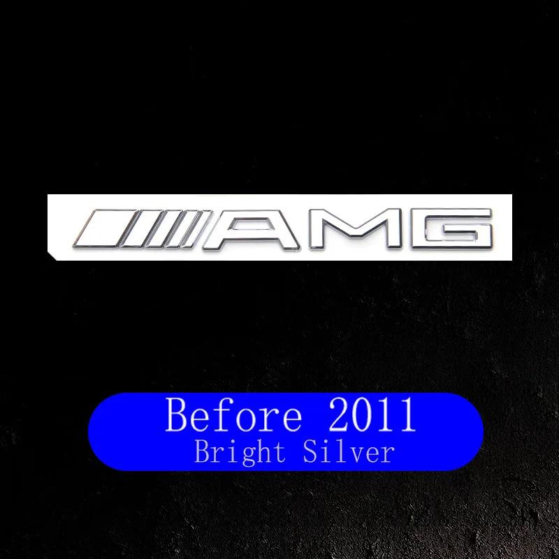 2025 Hot AMG Logo Car Tail Trunk Auto Emblem Sticker Accessories For Mercedes Benz Brabus Smart Maybach W204 GLC CLA W205 W203 W