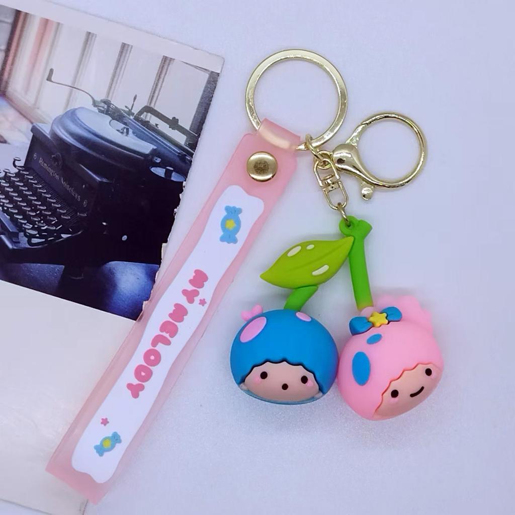 Креативная Мультяшная Милая Вишня Sanrio Кукла Автомобиль Рюкзак Маленький Подарок Брелок Подвесные Аксессуары Оптовая Продажа Персонализированные Подарки Y2k