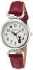 Analog Amalfidia Leather White Red [Arias] Watch, Waterproof, Strap, Cat, Dial, WW20022A-157, Women's,