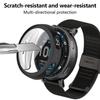 For Amazfit Active Max Milanese Loop Strap and Full Cover Soft TPU Protective Case Stainless Steel Mesh Band Set