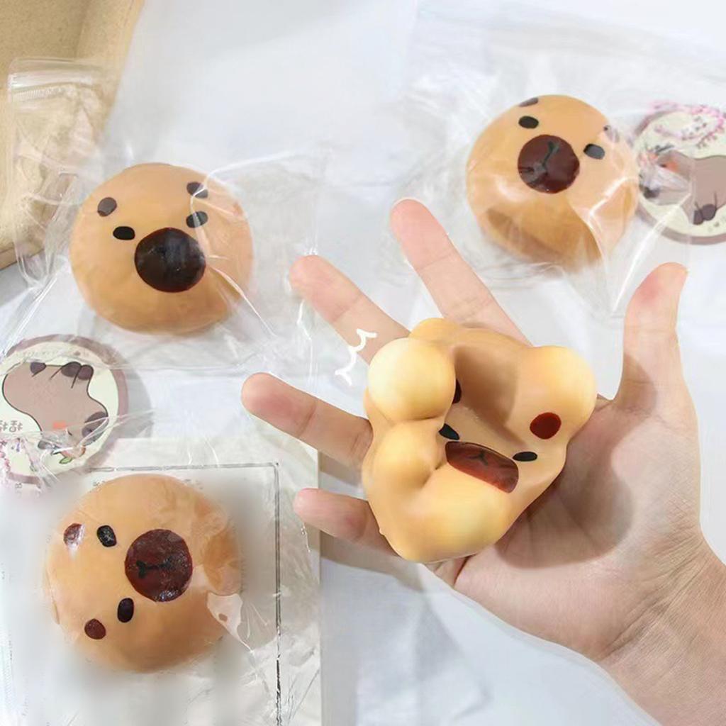 Rot Shaped Persimmon Simulation Toy Slow Toy For Squeezing Decompression Squeezing And Music Skateboard