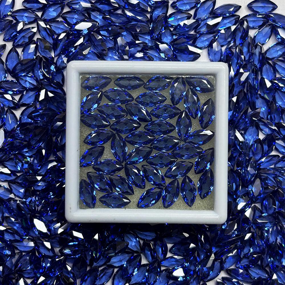 Natural Blue Sapphire Loose Gemstone 9.00 ct Marquise Cut 10×5 mm Lot September Birthday Birthstone