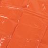 Emergency Poncho Reusable Orange Emergency Waterproof Insulation Poncho Blanket for Outdoor Survival Camping 100x127cm