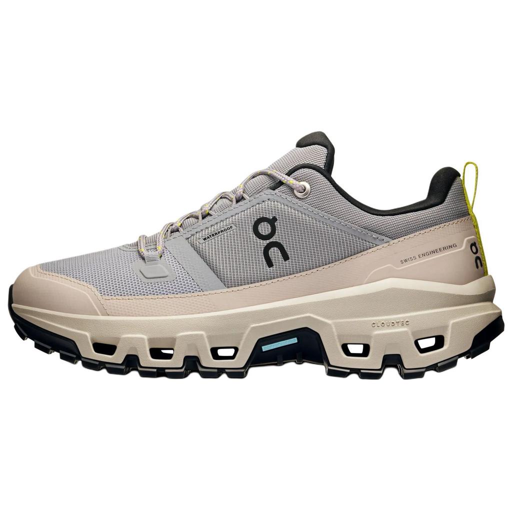 ON  Cloudrock Low Waterproof Alloy Ice Women Sneakers Grey 3WF10143317