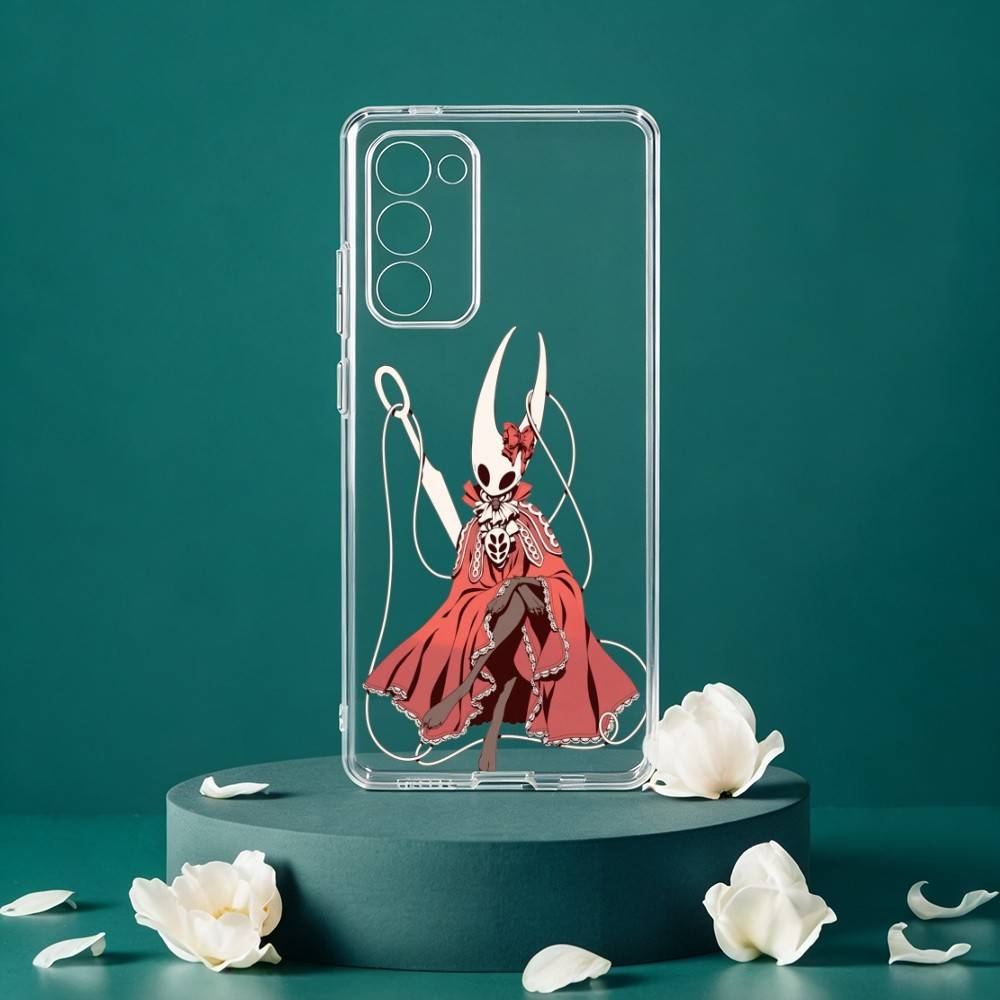 H-Hollow K-Knight Чехол для телефона Samsung Galaxy S24 S25 S23 S22 S21 Plus S24 S25 Прозрачный чехол-обложка