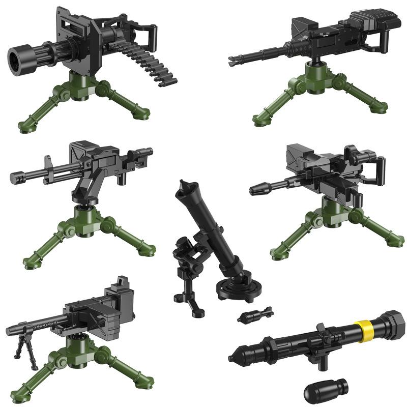 World War Ii Building Block Doll Military Toy Accessories Parachute Weapon Piece Equipment