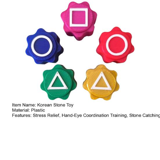 45659 Sets Korean Traditional Stone Catching Game Hand-Eye Coordination Training Kids Adults Family