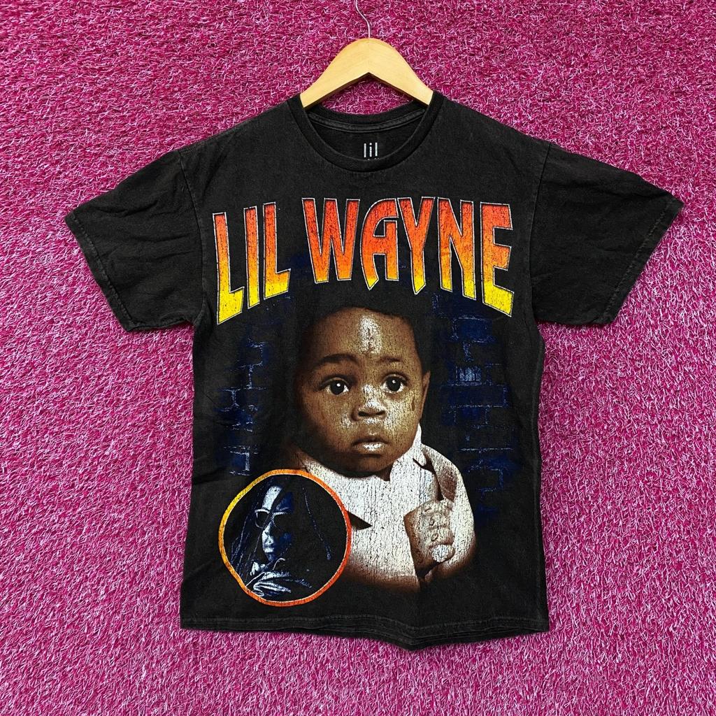 Футболка с портретом Lil Wayne The Carter III Baby Wayne, размер Medium