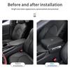 Car Armrest Box Booster Pad with Storage Bag Auto Accessories For Lincoln MKZ MKX Aviator Navigator Continental Corsair MKC MKT hpo0