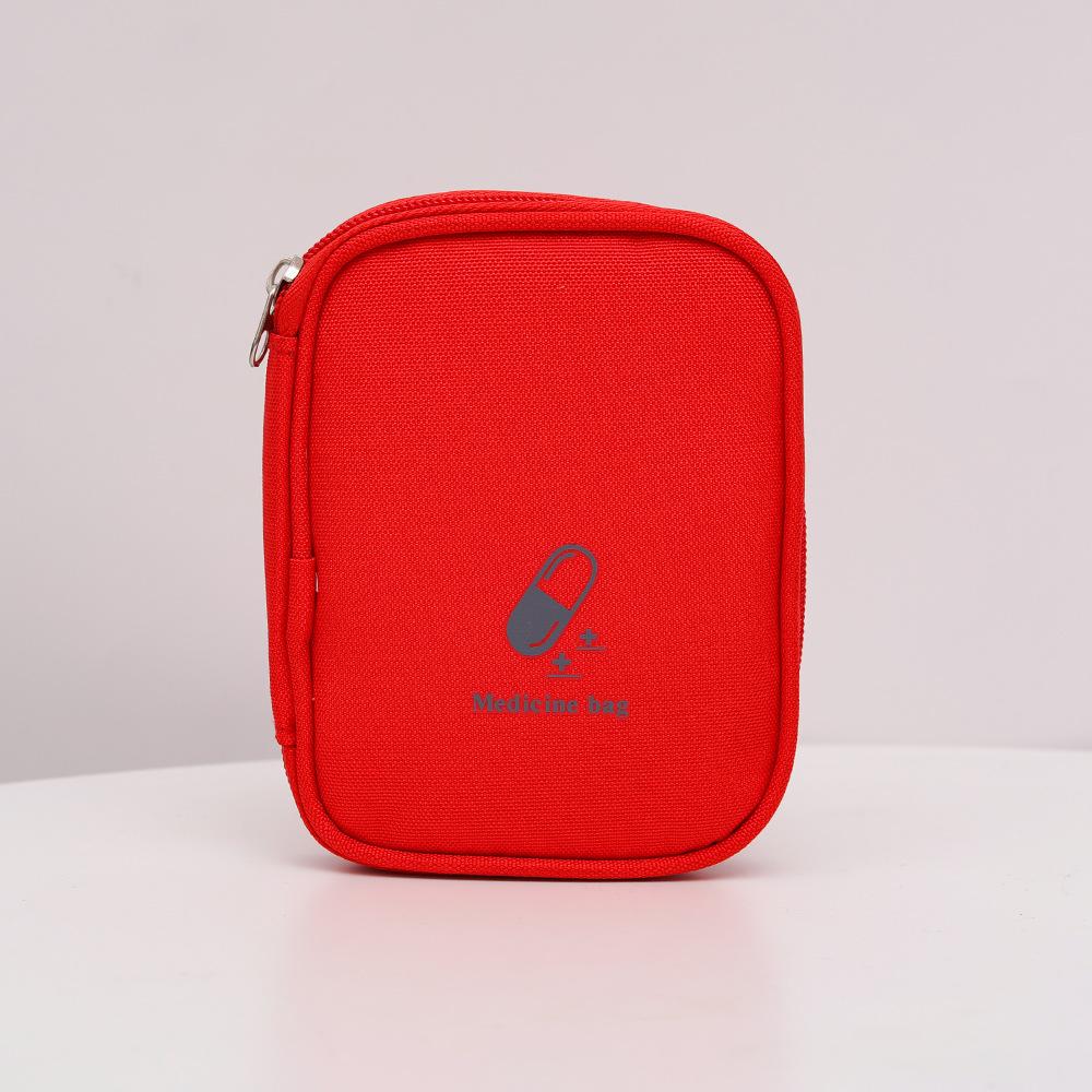 Портативная пустая аптечка, сумка для хранения лекарств, мини-аптечка, органайзер для путешествий, спортивные таблетки, сумка для первой помощи
