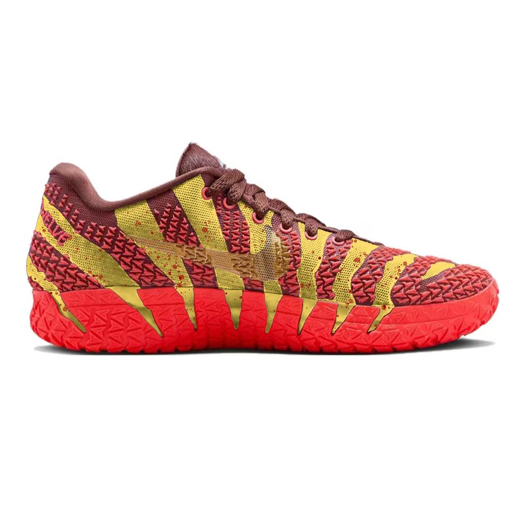 Nike Баскетбольные кроссовки Ja Morant 3 Мужские Золотой Красный IB6509-200(Команда211-)