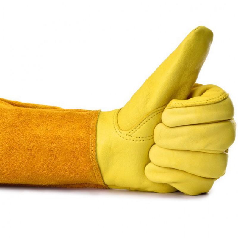 Heat Resistant Gardening Gloves Breathable Sheepskin Work Planting Floral Arrangement