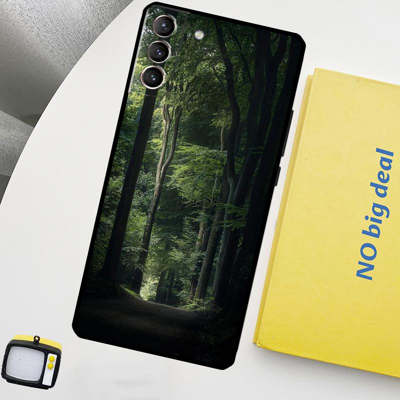 Красивый чехол для телефона с изображением горного леса, природа, для Samsung Galaxy S24 Ultra S20 S21 S22 S23 Plus S9 S10 S24 FE S25 Ultra