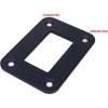 weideer 1 Way Rocker Switch Panel Housing Black Anodized Aluminium Switch Shell Bracket with Screw for Car Boat Trailer K-M075-1K-LS