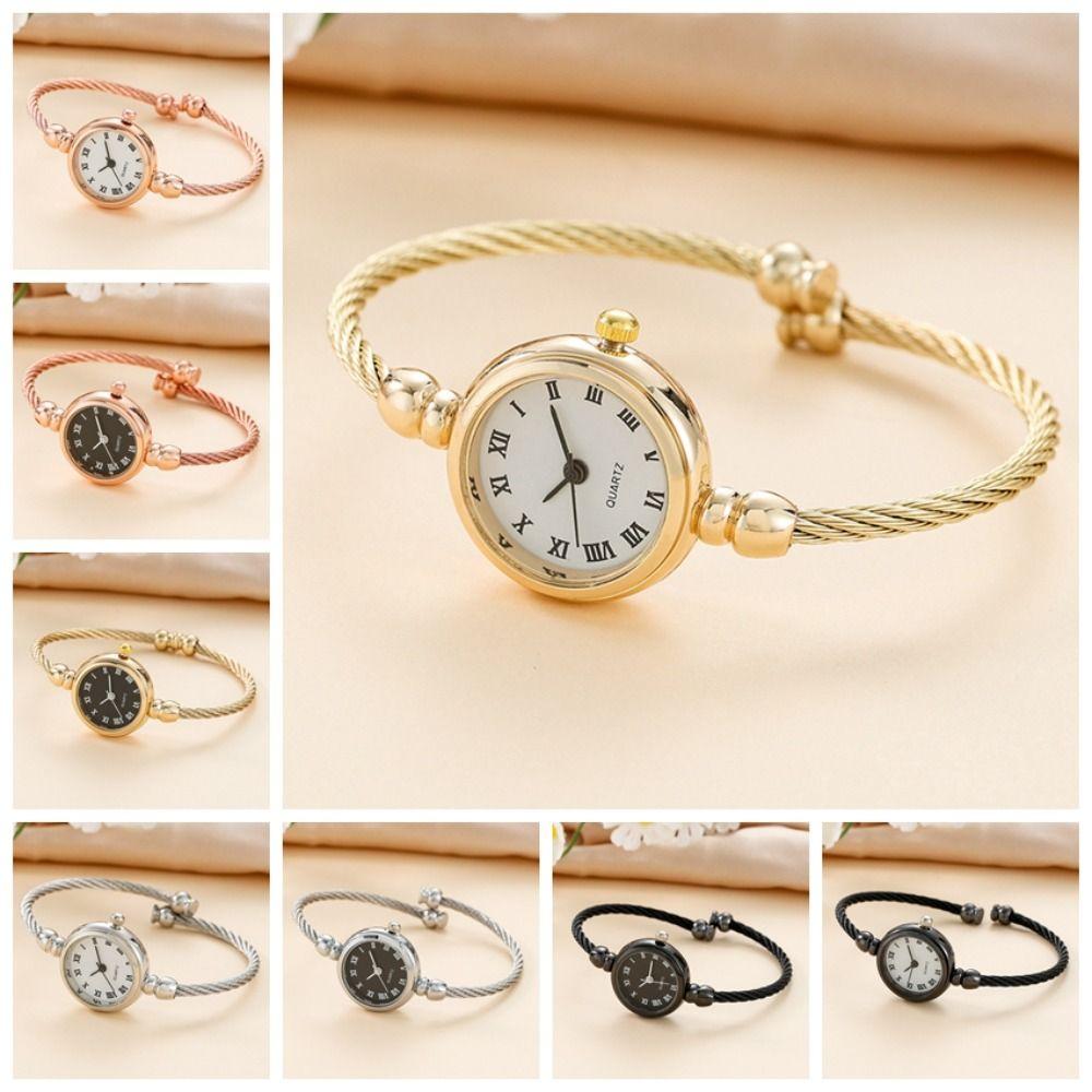 Retro Quartz Watch Luxury Wristwatch Chain Watches Fashion Bangle Bracelet Women