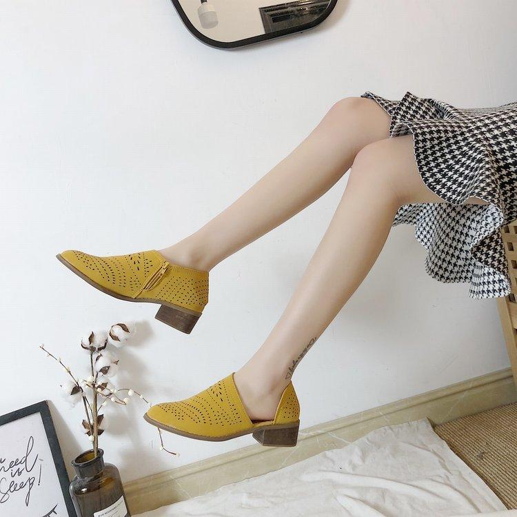 Достаточно в наличии wis20252025 независимая станция европейская и американская внешняя торговля большой размер лазерная перфорация дышащие женские сандалии