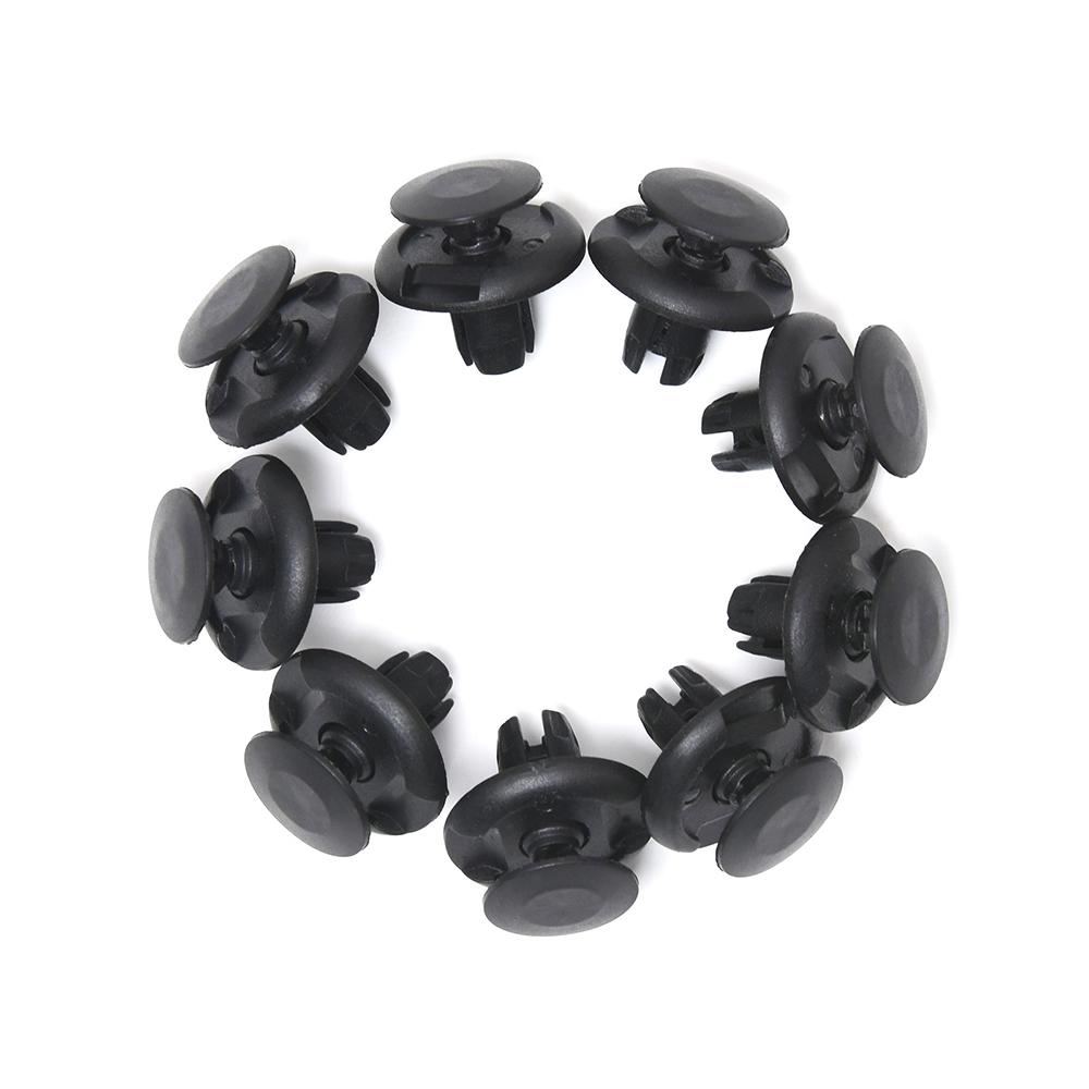 10/20/30/40/50 PCS 8mm Car Fastener Clips Auto Rivets Clips Bumper Door Panel Fender Clip Retainer Plastic Auto Rivets Screw