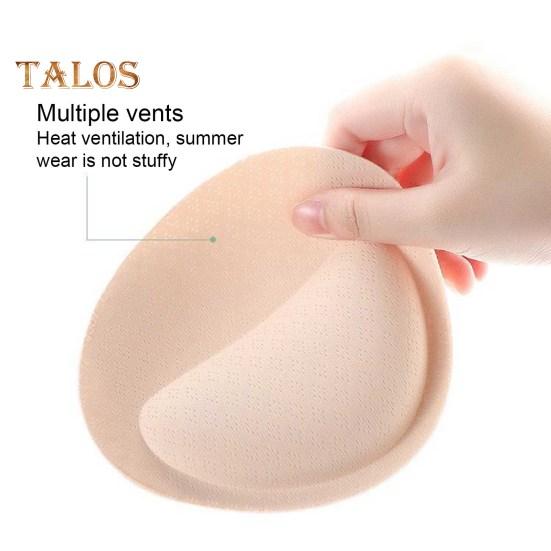 Bra Pad Ultra Thick Good Breathability Bra Insert Triangle Sponge Push Up Bra Pad Women Invisible Insert Swimsuit Bikini Breast Enhancers Chest Cup
