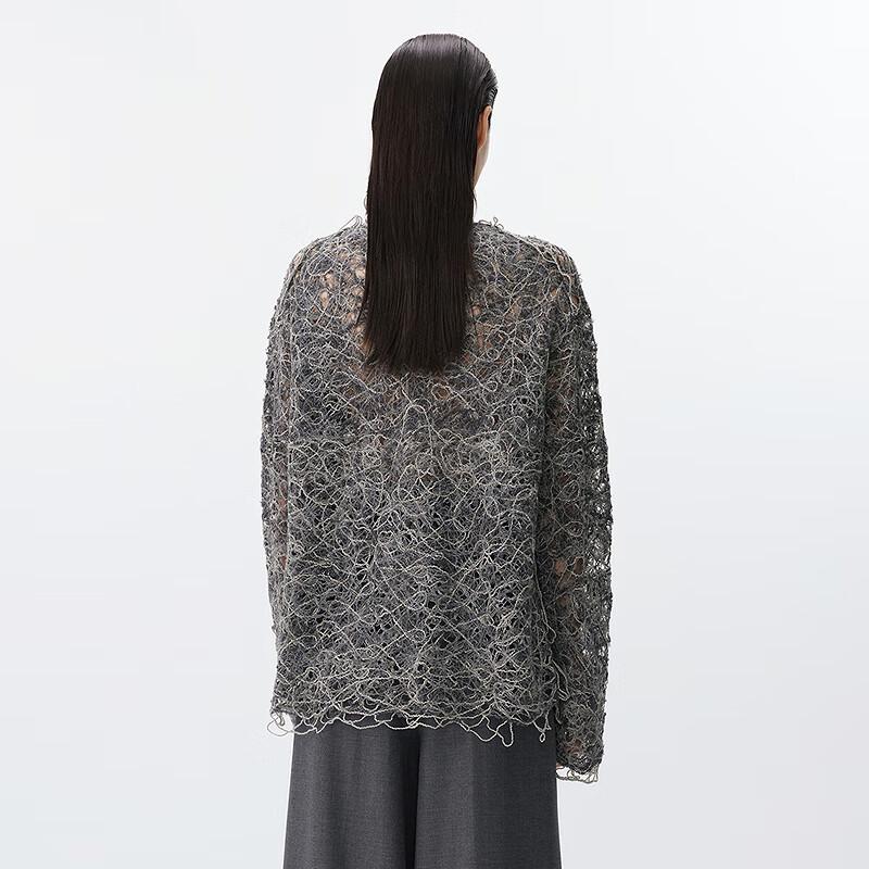 JNBY Long Sleeve Round Neck Pullover Sweater