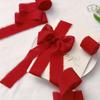 Elegant Frayed Edge Chiffon Ribbon - 2 Rolls of Red Silk Chiffon Ribbon for Gift Wrapping, Bridal Bouquets, Wedding Invitations, and DIY Crafts