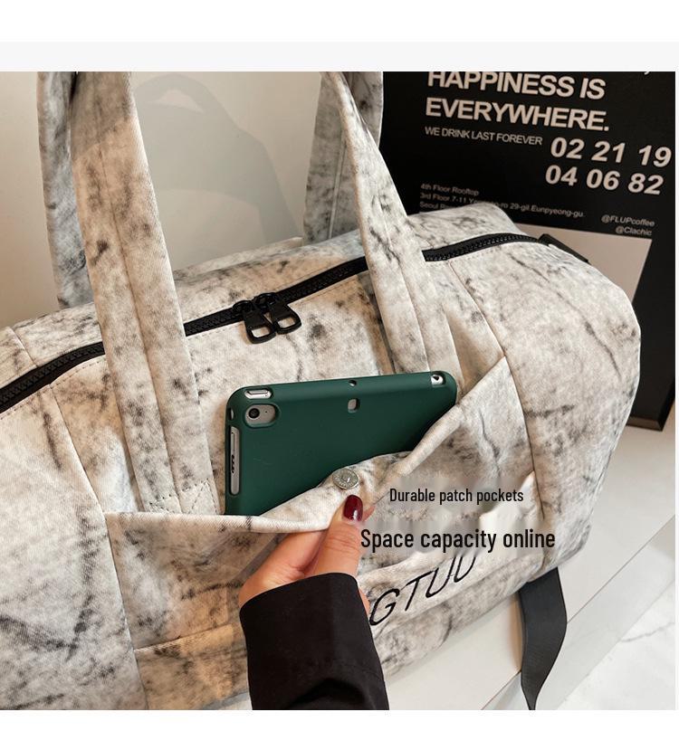 Женская модная легкая дорожная сумка на колесиках: Вместительная сумка для коротких поездок и занятий спортом