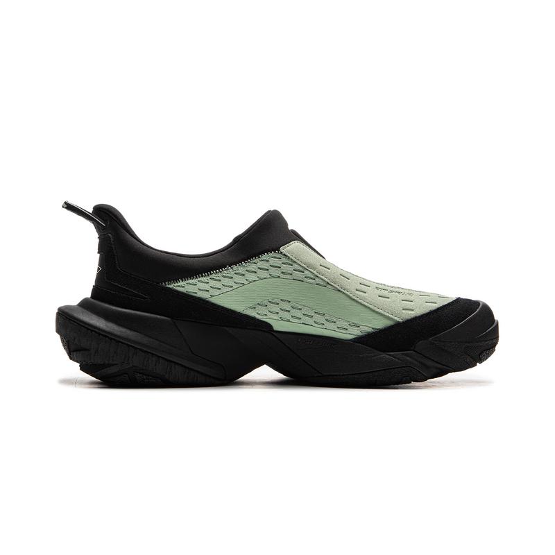 Li Ning Outdoor CF Tracing, Туристические Lite Низкие Outdoor Туристические Ботинки Унисекс Черный Зеленый AHCU035-6