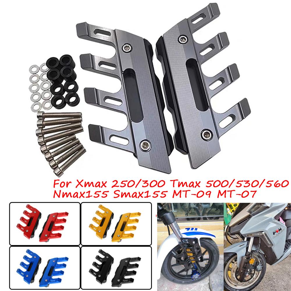 Motorcycle Front Fender Protector Guard Mudguard Sliders For Yamaha Xmax 250/300 Tmax 500/530/560 Nmax155 Smax155 MT-09