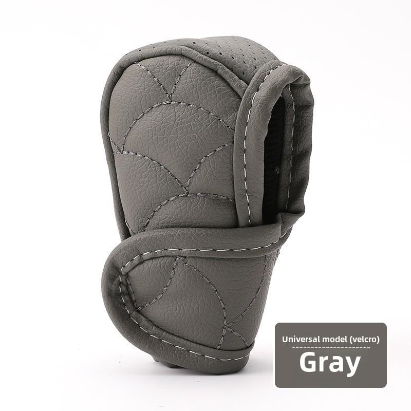 Защитный чехол для рычага переключения передач автомобиля, кожаный чехол для салона автомобиля, модифицированный пылезащитный чехол, универсальный чехол для ручки переключения передач