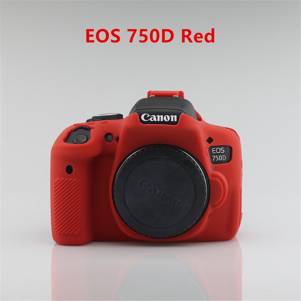 Мягкий силиконовый защитный чехол для корпуса камеры Canon EOS 5D2 5D3 5D4 6D 6D2 7D 7D2 750D 850D 80D 90D 800D 4000D 650D 700D 200D 250D