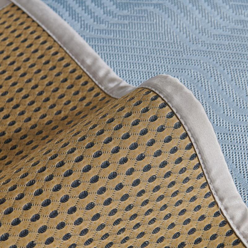 New Ice Silk Sofa Cushion Light Luxury Mat Mat Non-Slip Leather Sofa Cover Summer Summer Simple And Modern